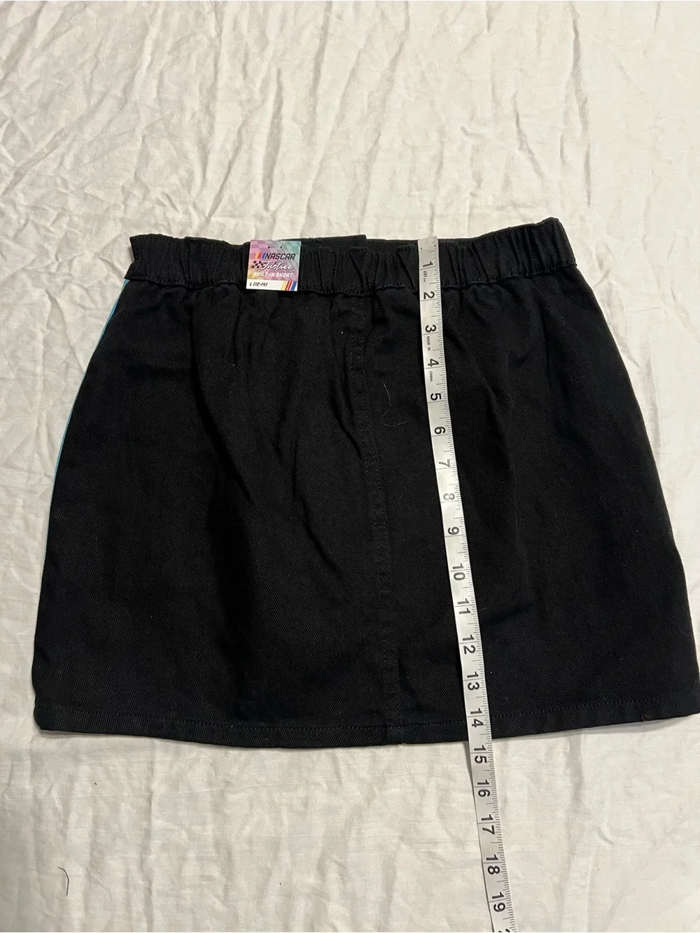 Justice Black Girls' Zip Front Pants